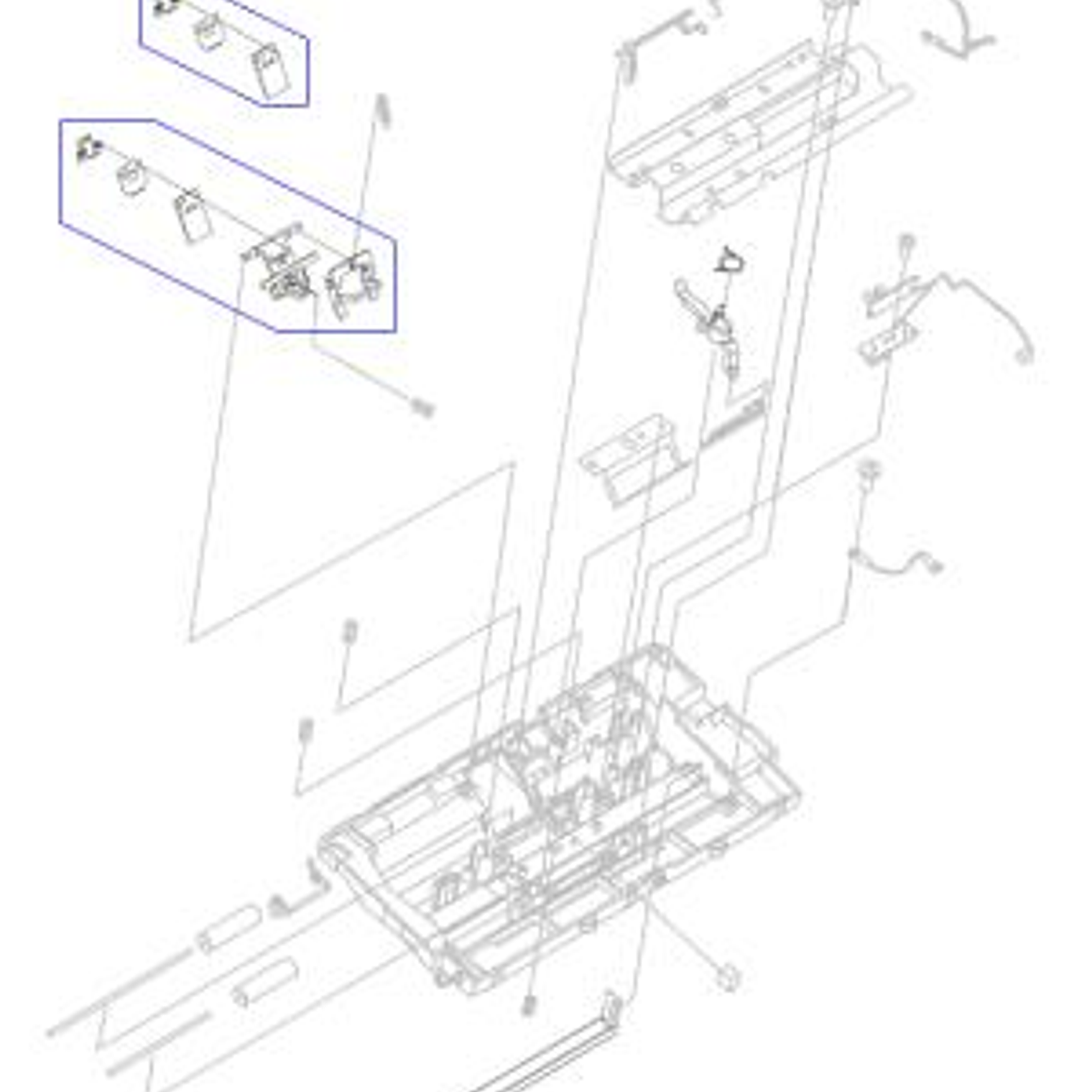 White Platen Assy Strip R RF5-3235 1
