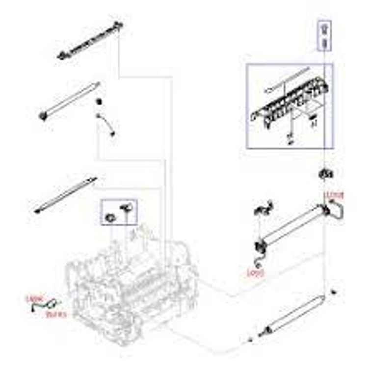 Mount Left Roller Pressure R RG5-4591 1