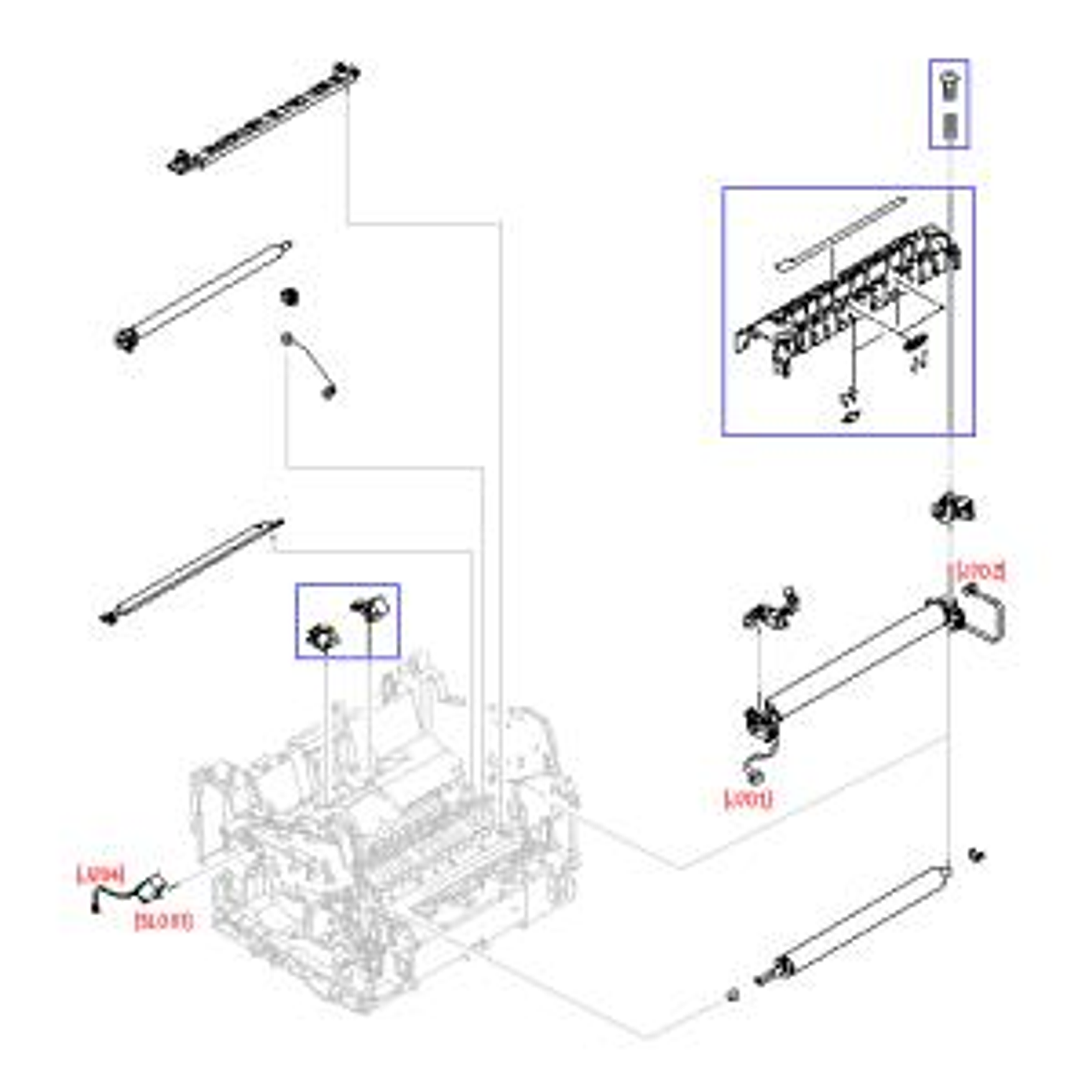 Mount Right Roller Pressure R RG5-4592 1