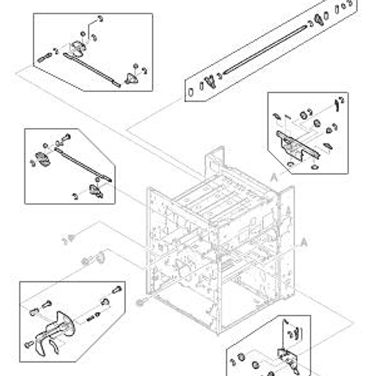 Rod : Rear Lift Lock Assembly R RG5-6131