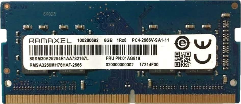Sodimm,8Gb, Ddr4, 2666,Ramaxel 0 01AG854