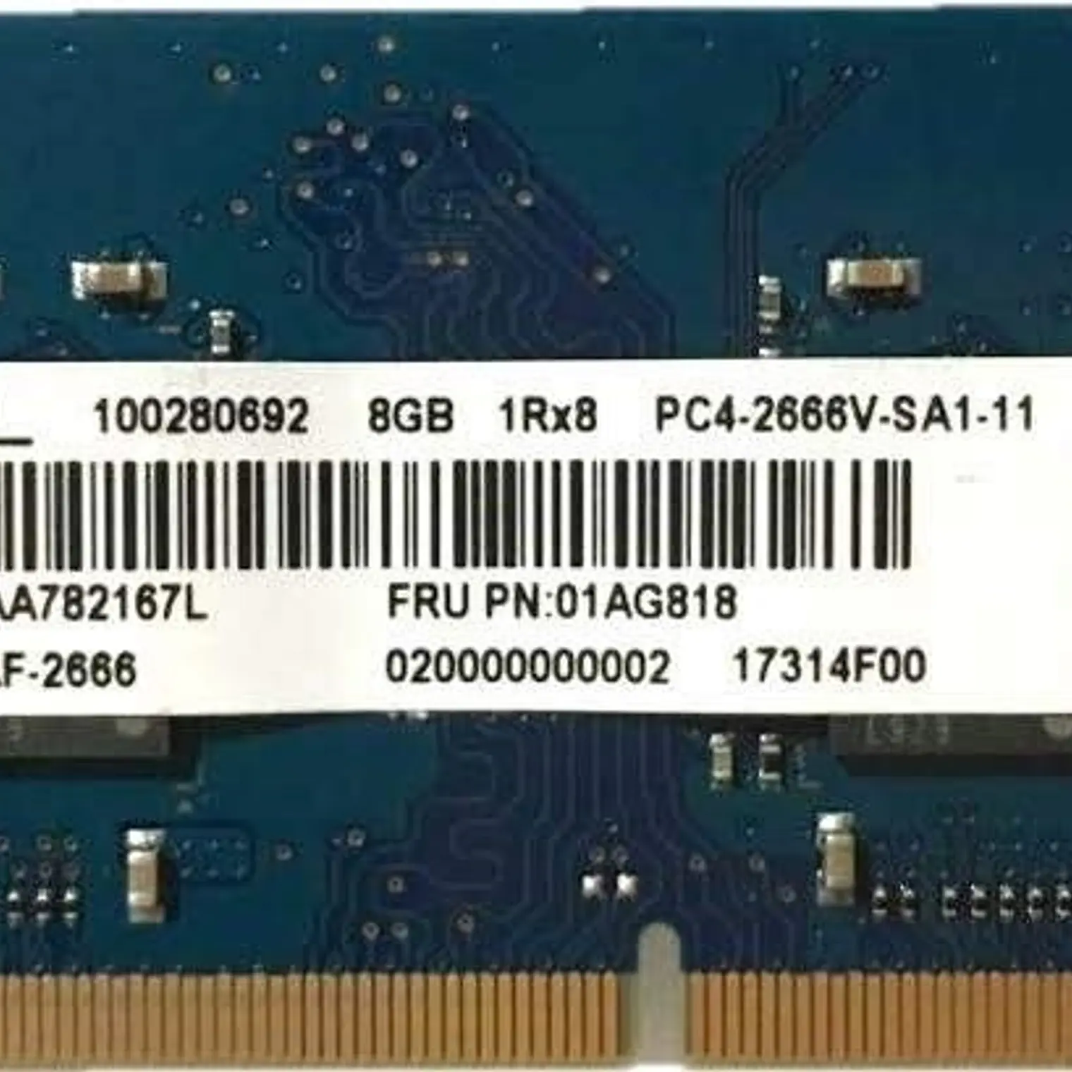 Sodimm 8Gb Ddr4 2666 Ramaxel  0 01AG854 1