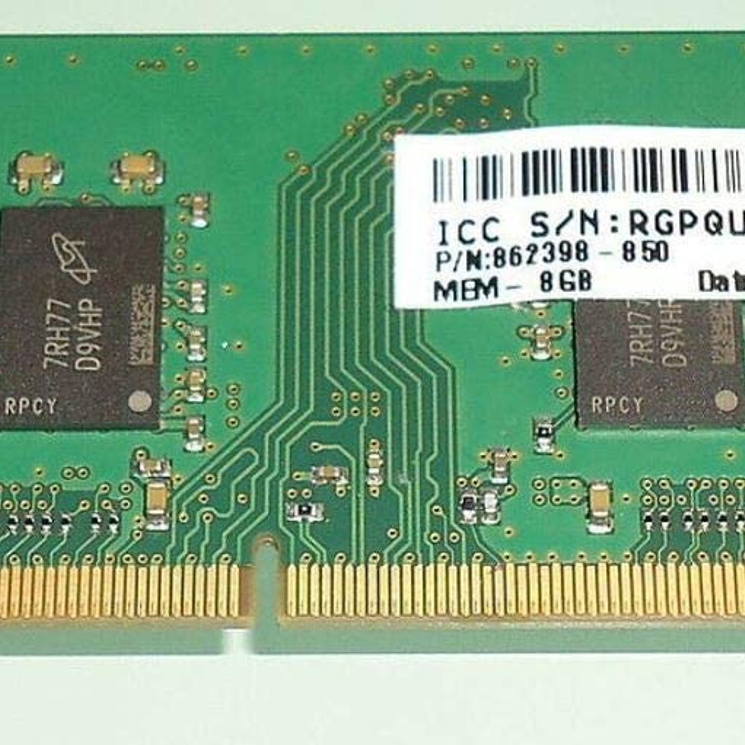 Memoria 8Gb 2400Mhz Pc4-17000 1.2 862398-850 1