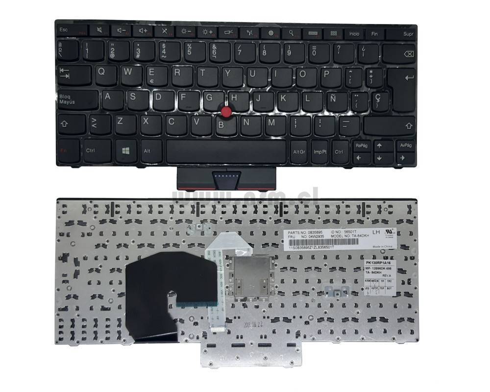 Teclado Negro Ingles Thinkpad S23 04W2926 1