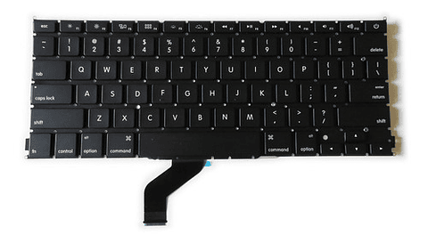 Teclado Macbook Pro A1425 13 Inch Español Negro