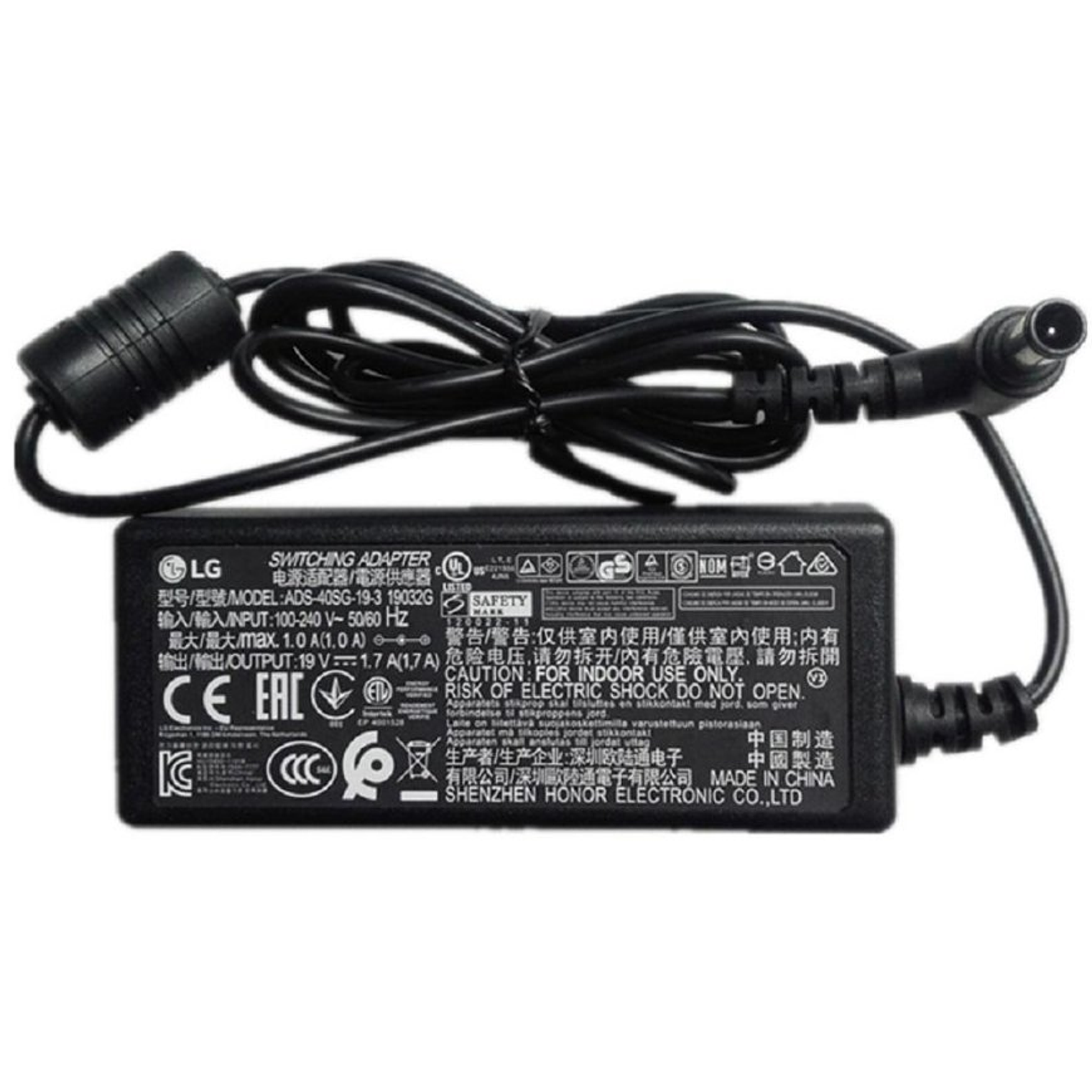 Cargador Original Lg 19V 1.3A Ac Adapter Eay62549205 Ads-25Sfa-19-3 1