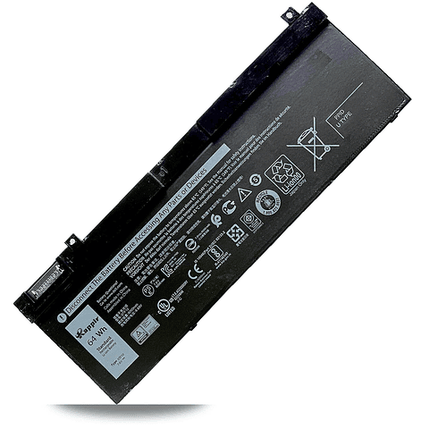 Bateria Original Dell 7.6V 64Wh 6 Celdas 5Tf10