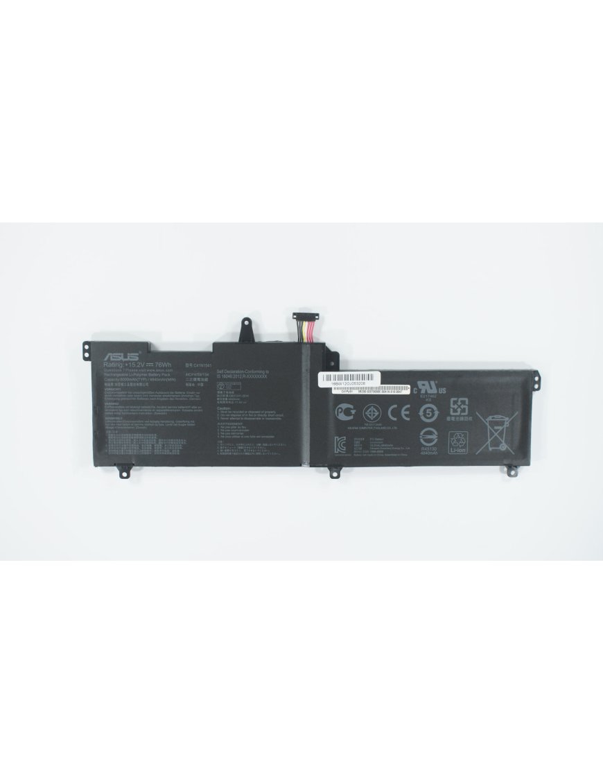 Bateria Asus Rog Strix Gl702Vm Gl702Vs Gl702Vt Gl702Zc 15.2V 76Wh C41N1541 1
