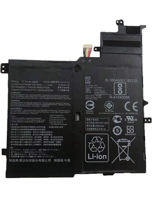 Bateria Original Asus 39Wh Asus Vivobook S14 S406Ua Bm012T 7.7V C21N1701 1