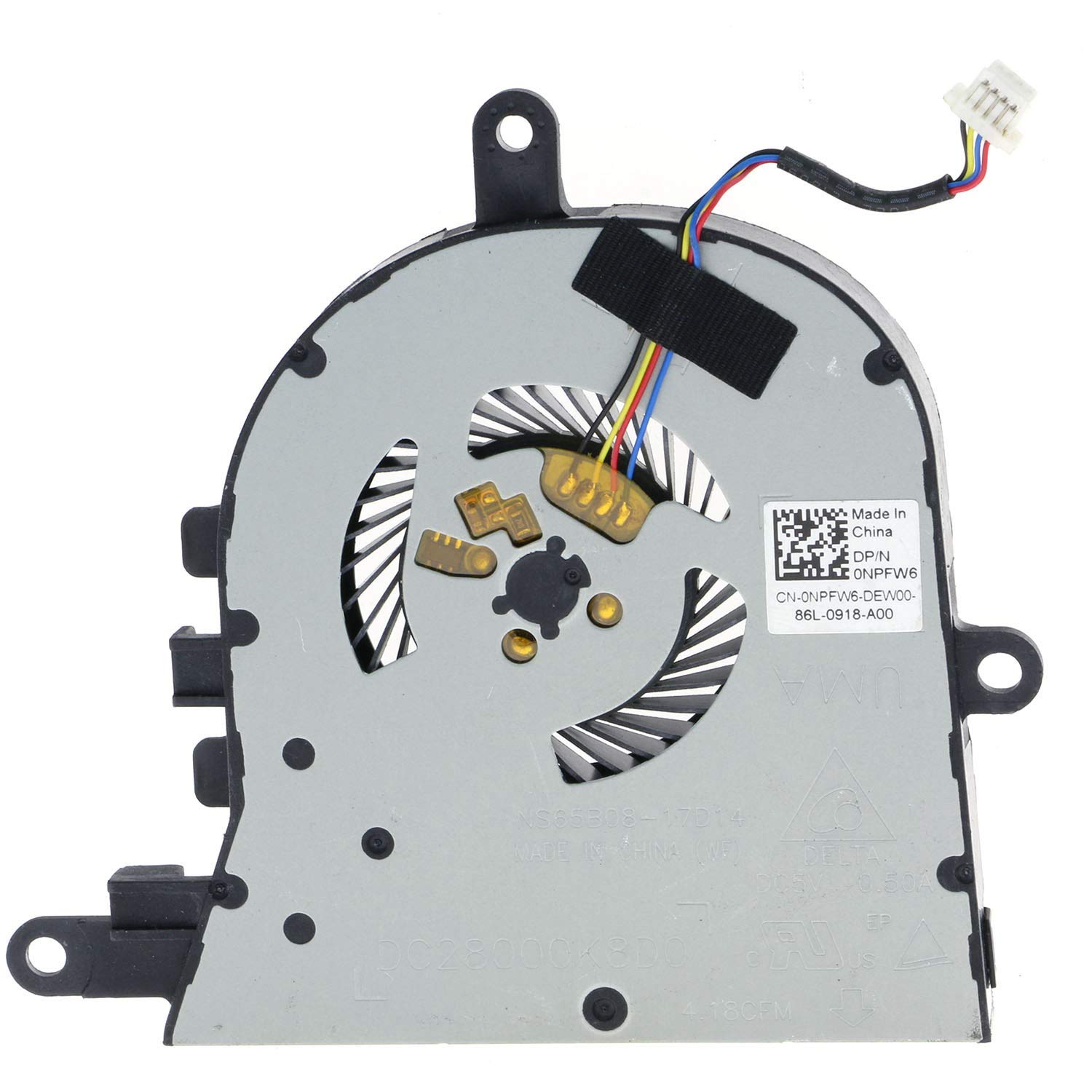 Ventilador Cpu Cooling Fan For The Latitude 3590 Inspiron 15 (5570) 17 (5770) Fx0M0 1