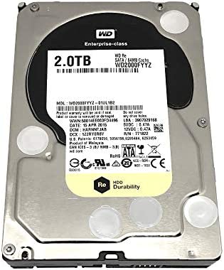 Disco Duro Interno Enterprise 2Tb 7200Rpm 64Mb Cache Sas 6G 3.5 Wd2001Fyyg 1