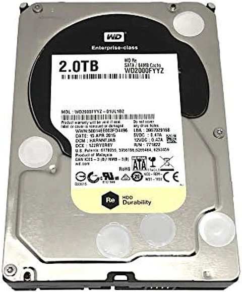 Disco Duro Interno Enterprise 2Tb 7200Rpm 64Mb Cache Sas 6G 3.5 Wd2001Fyyg