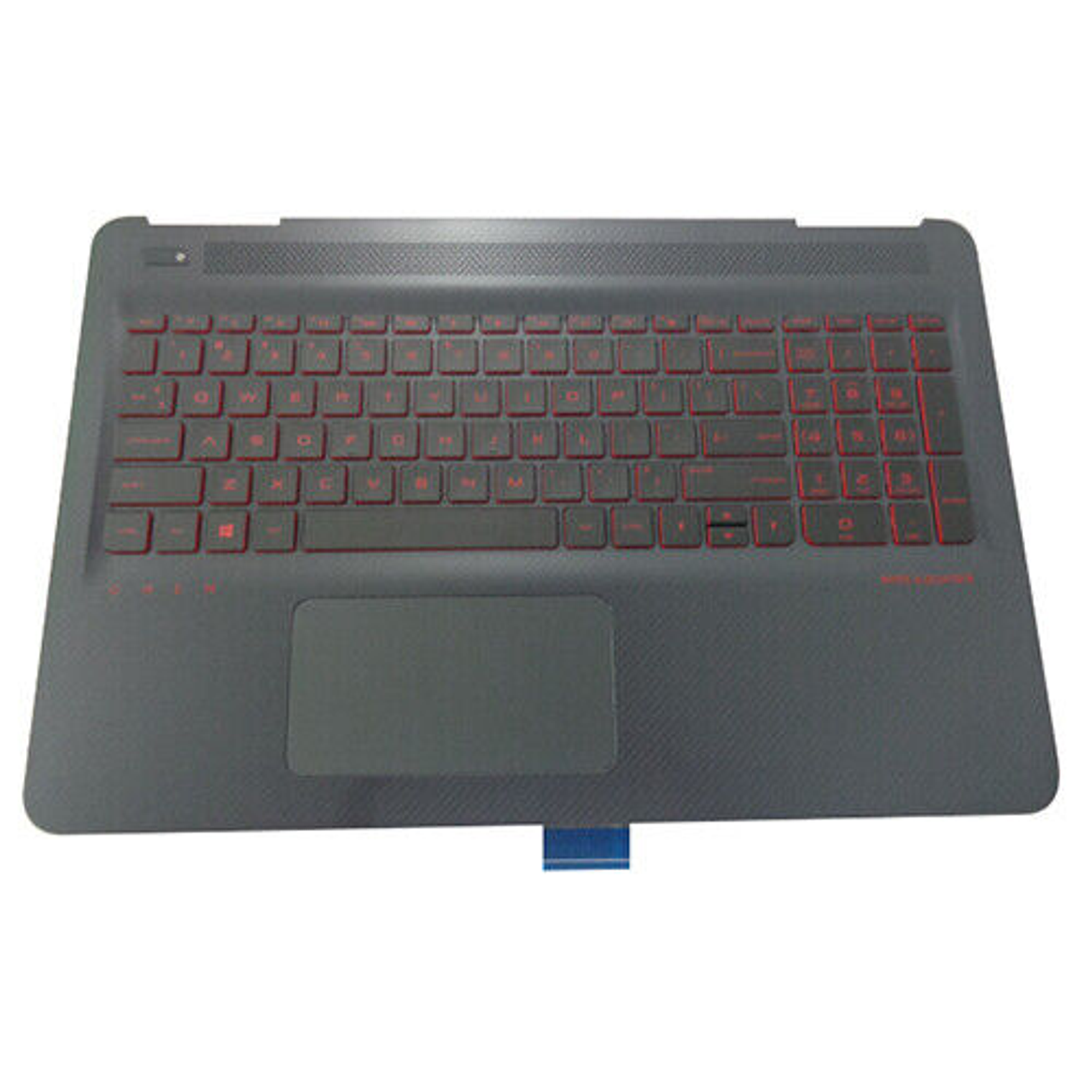 Palmrest With Backlit Keyboard Touchpad 859735-001 1
