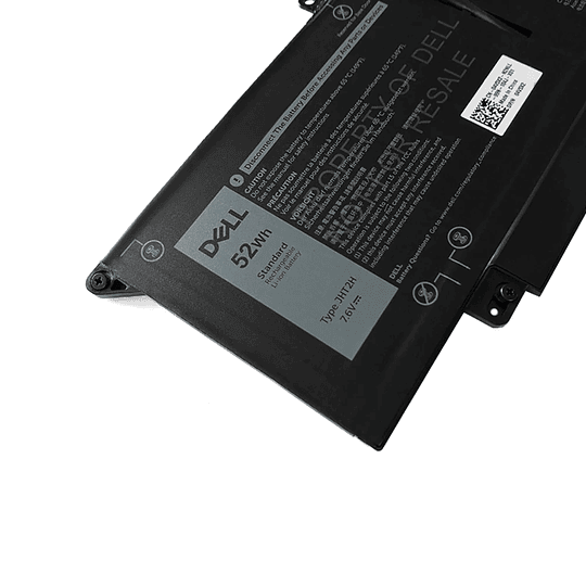 Bateria For Dell 7Cxn6 Hrgyv Black 6500Mah 52Wh 7.6V Jht2H