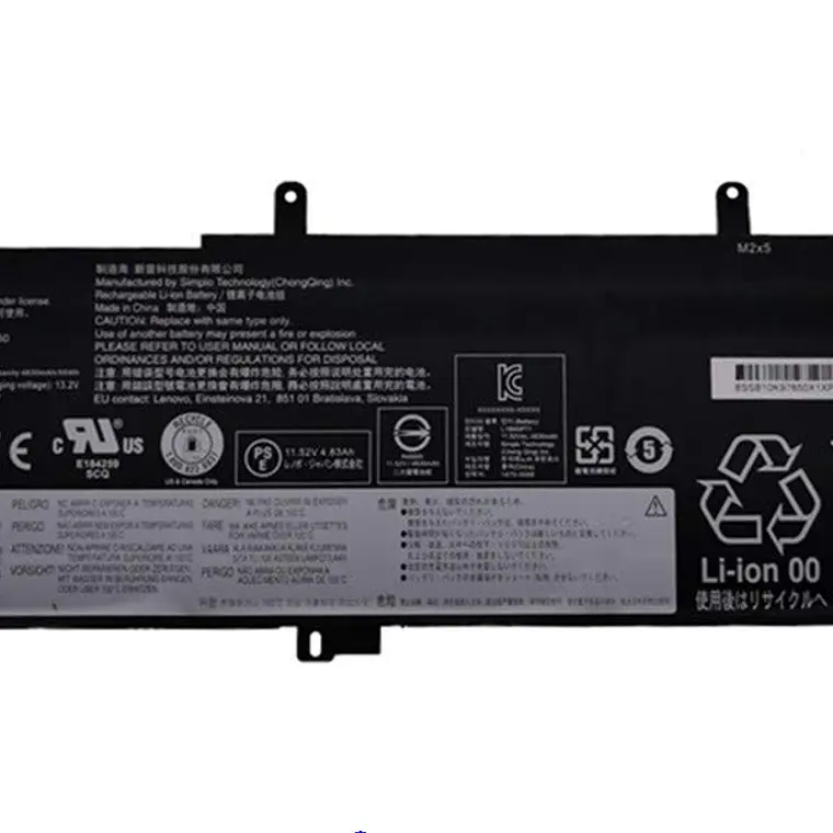 Bateria Lenovo Thinkpad T590 20N4 20N5 57Wh 11.52V 3 Celdas 02Dl012 1