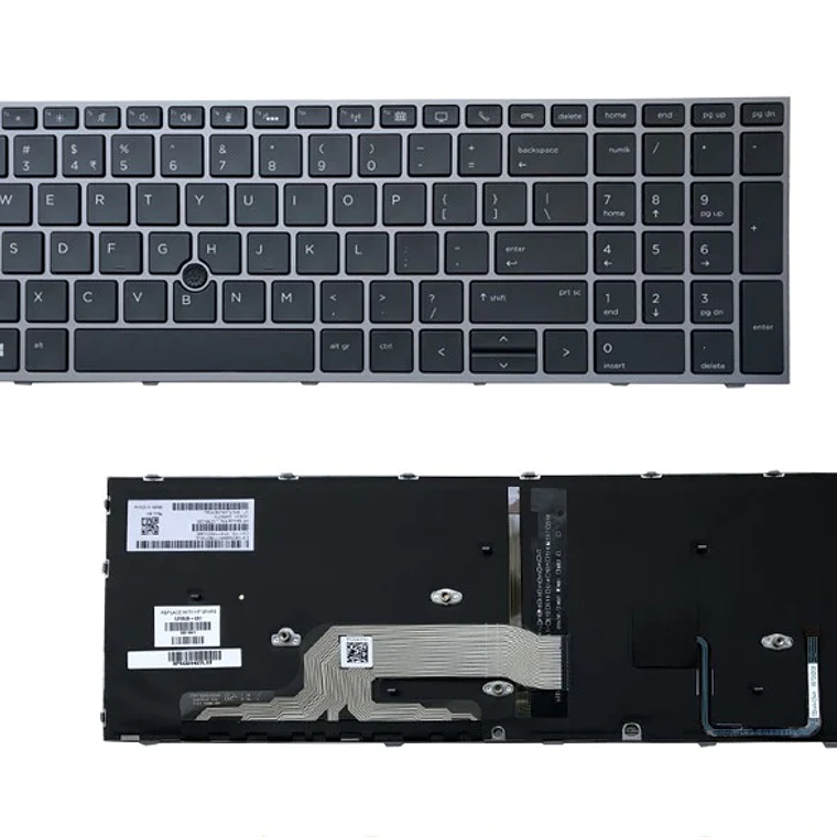 Teclado Us Backlit For Hp Zbook 15 G5 17 G5 (Not Fit For Hp 15U G5) L28407-001 1
