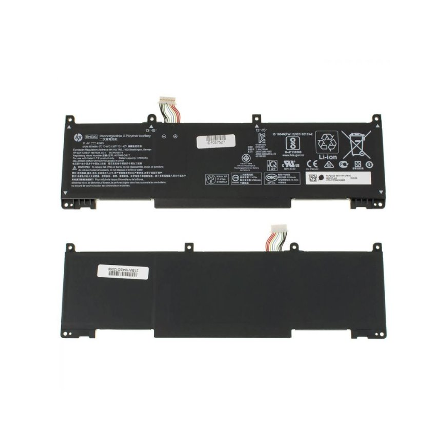 Bateria Hp Probook 650 G8 450 G8 11.4V 45Wh 3790 Mah 3 Celdas M02027-005 1