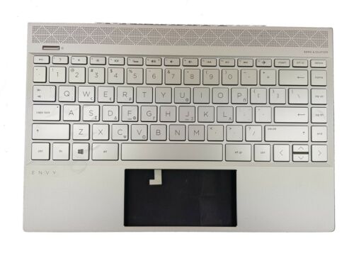 Us Keyboard Palmrest Top Cover Replacement Keyboard Case Us Gold Silver New L19540-001 1