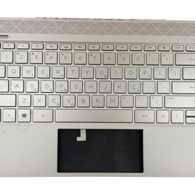 Us Keyboard Palmrest Top Cover Replacement Keyboard Case Us Gold Silver New L19540-001 1