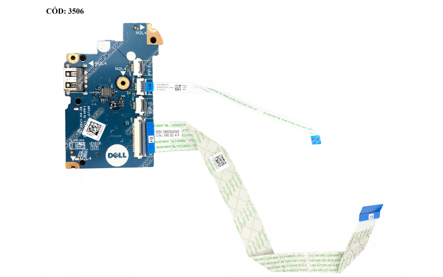 Usb Sd Card Reader Board W/ Cables Tmrpg 1