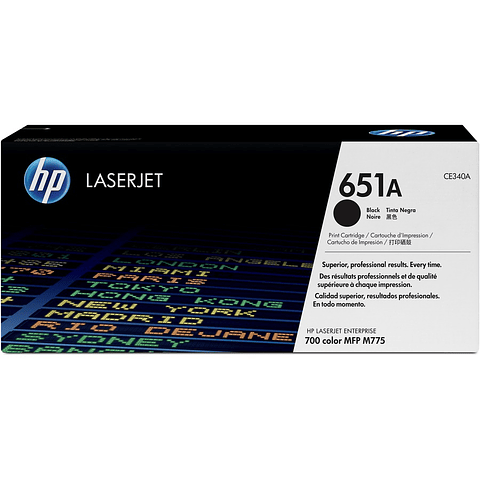 Toner HP 651A Black  C CE340A