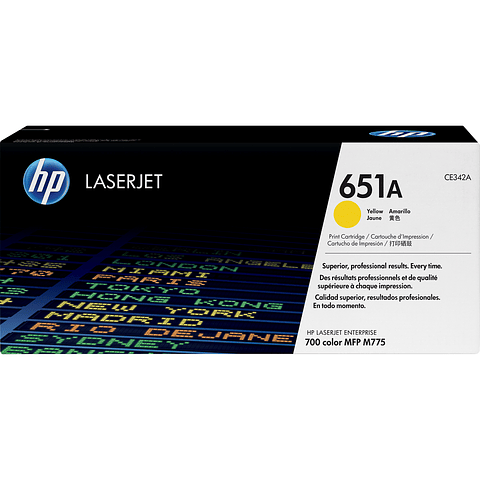 Toner HP 651A Yellow C CE342A