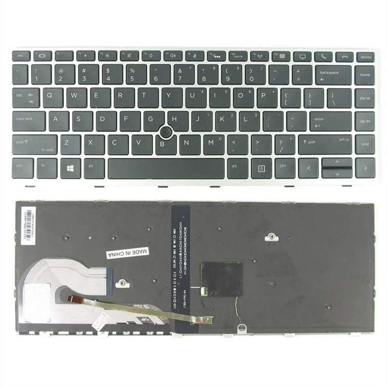 Teclado HP Elitebook 840 G5 G6 Retroiluminado Silver con Pointstick 1