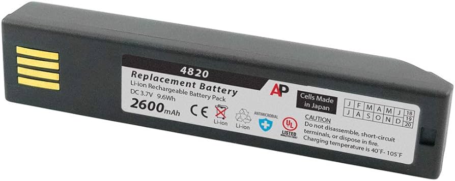 Honeywell Battery For 3820 382I 4840 4820 6320 1902 100000495 1