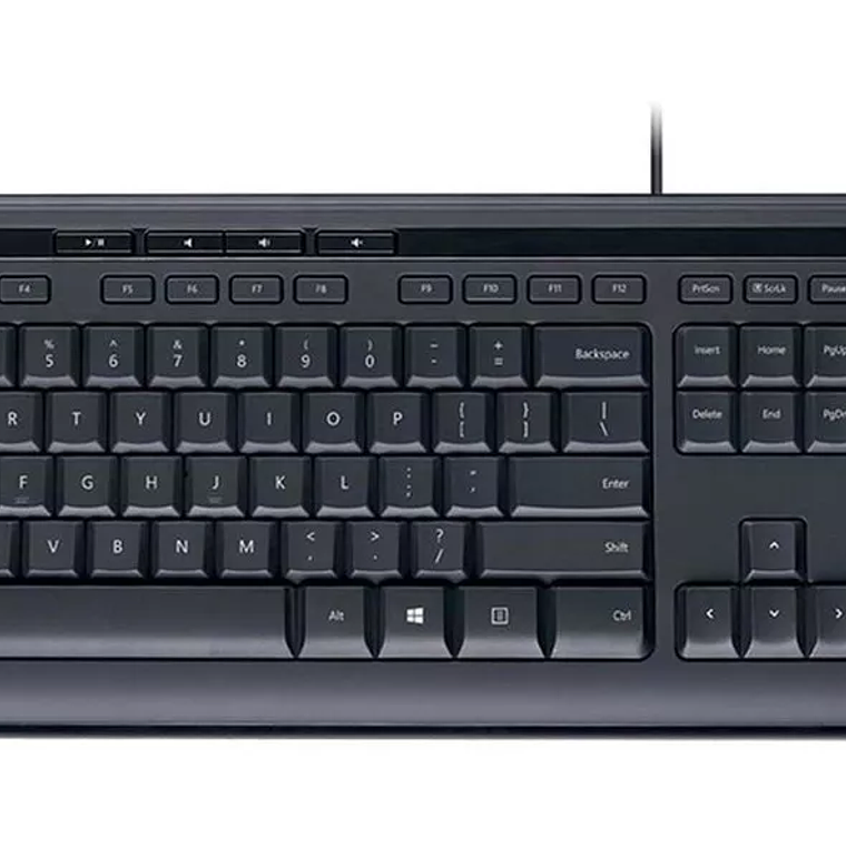 Teclado Alambrico Microsoft Wired 600 Usb Black Español Anb-00004 1