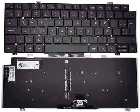 Teclado Dell Latitude 5420 7420 7520 Año 2021 Backlit Latin Spanish P54Yv