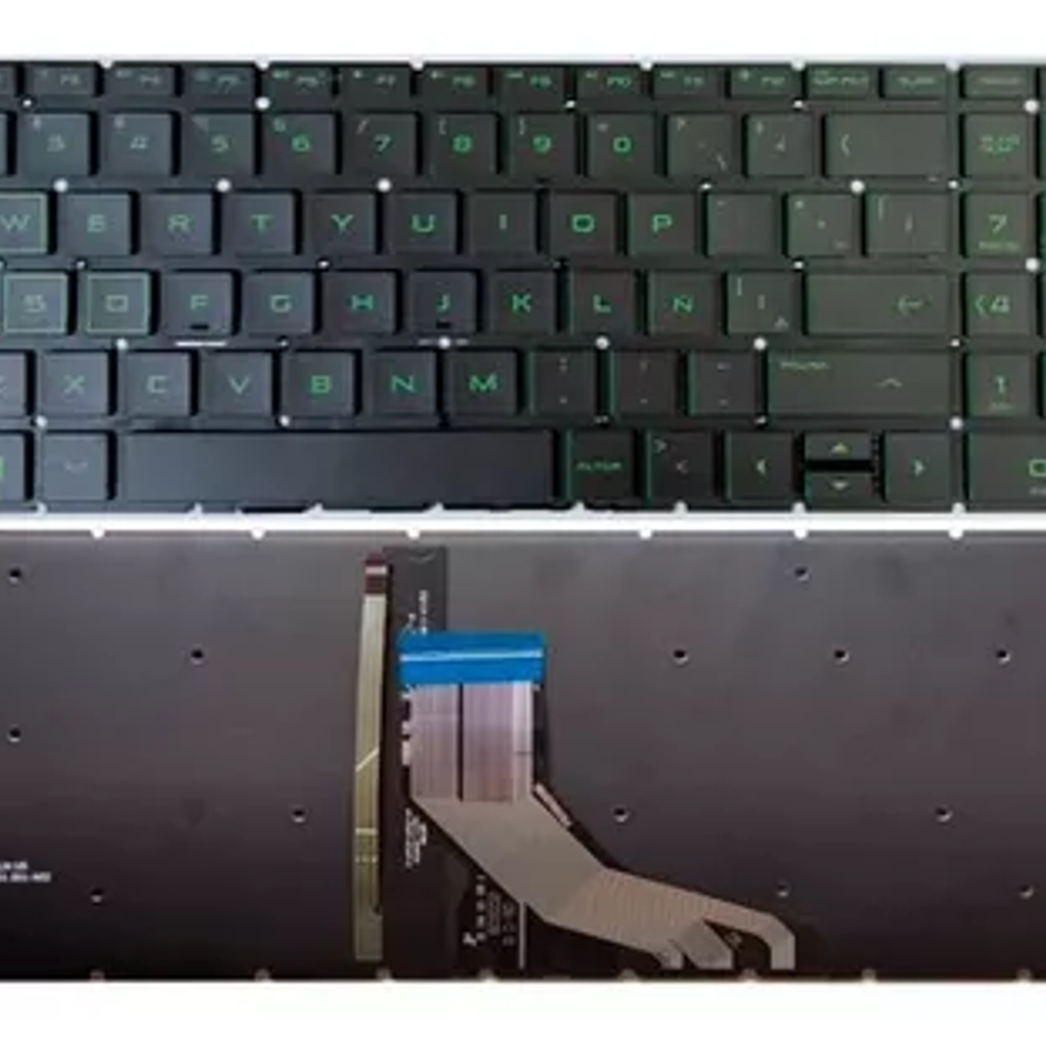 Teclado Español Latino Hp Pavilion Gaming 15-Ec0 Gaming 15-Dk Verde Retroiluminado L57593-161 1