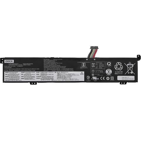 Bateria Lenovo Ideapad Gaming 3-15 Ideapad Creator 5-15 11.4V 45Wh 3 Celdas 5B10W89843 5B10W89836