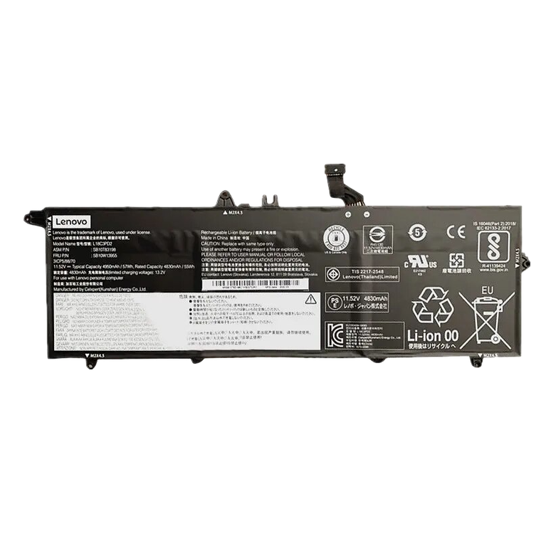 Batería 11.52V 4850Mah 57Wh  Lenovo Thinkpad T490S T14S  02Dl014 5B10W13910 5B10W51836 1