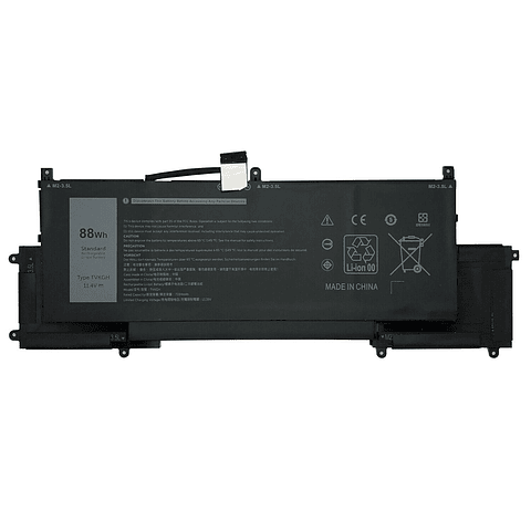 Bateria Original Dell Latitude 9510 2-In-1 6 Celdas 88 Wh Tvkgh 89Gng