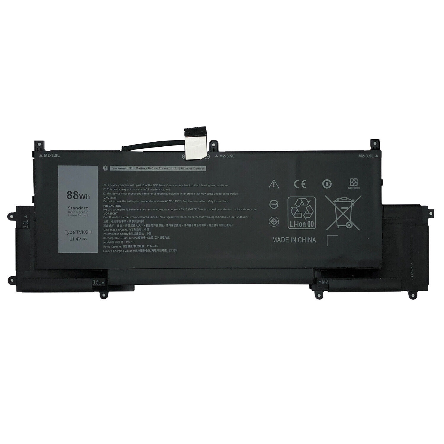 Bateria Original Dell Latitude 9510 2-In-1 6 Celdas 88 Wh Tvkgh 89Gng 1