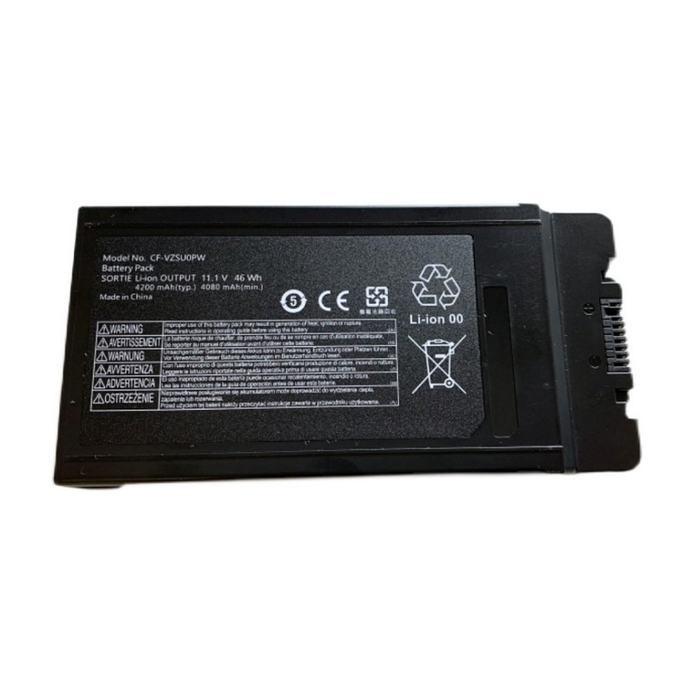 Batería 11.1 V 46Wh Cf-Vzsu0Pr Cf-Vzsu0Pw Cf-Vzsu0Lw Para Panasonic Cf-Vzsu0Gw Toughbook Cf-Vzsu0Pw 1