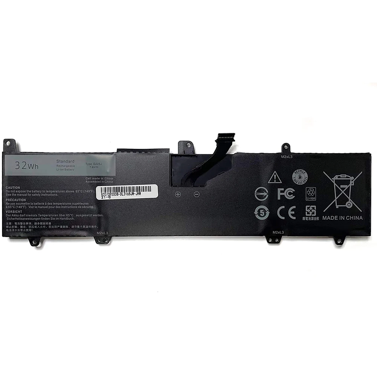 Bateria Original Dell 0Jv6J Ojv6J Black 4200mAh 32Wh 7.6V 0Jv6J 1