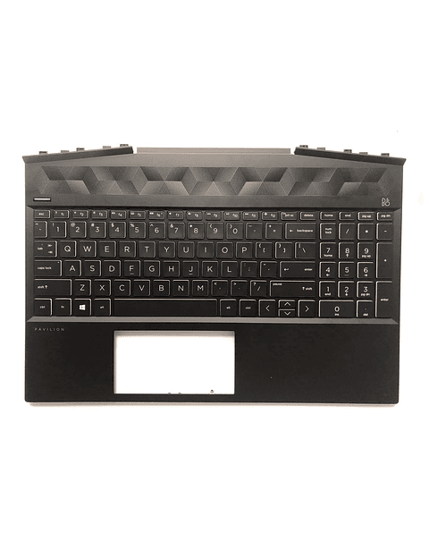 Palmrest Touchpad Backlight Keyboard Cover Spanish Hp Pavilon 15-Dk 15T-Dk L57593-161
