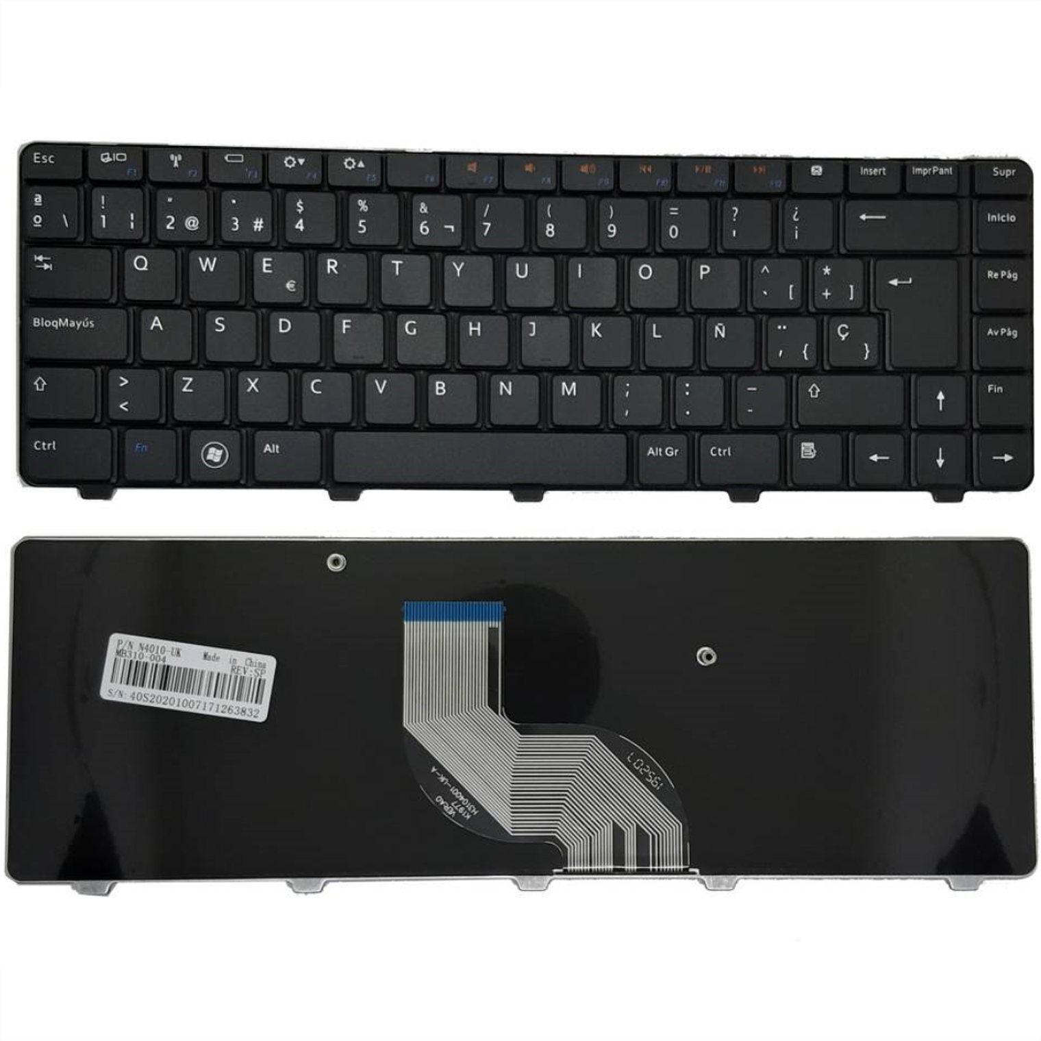 Teclado Dell N4010 N4030 N5030 Esp 1R28D 1