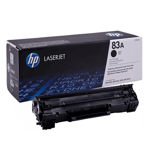 Toner Negro HP 83A M225 Mfp M125V CF283A