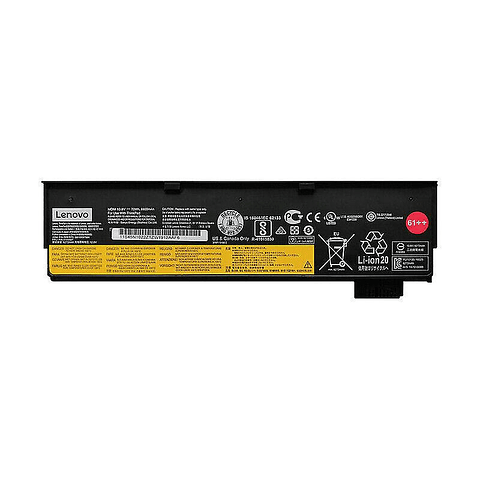 Bateria original lenovo t480 6 celdas 24w extern 01AV492