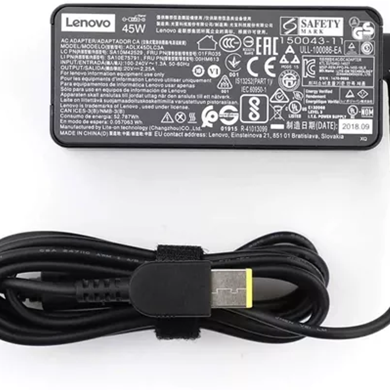 CARGADOR ORIGINAL LENOVO 45W 20V 2.25A CONECTOR USB ADLX45DLC3A 1