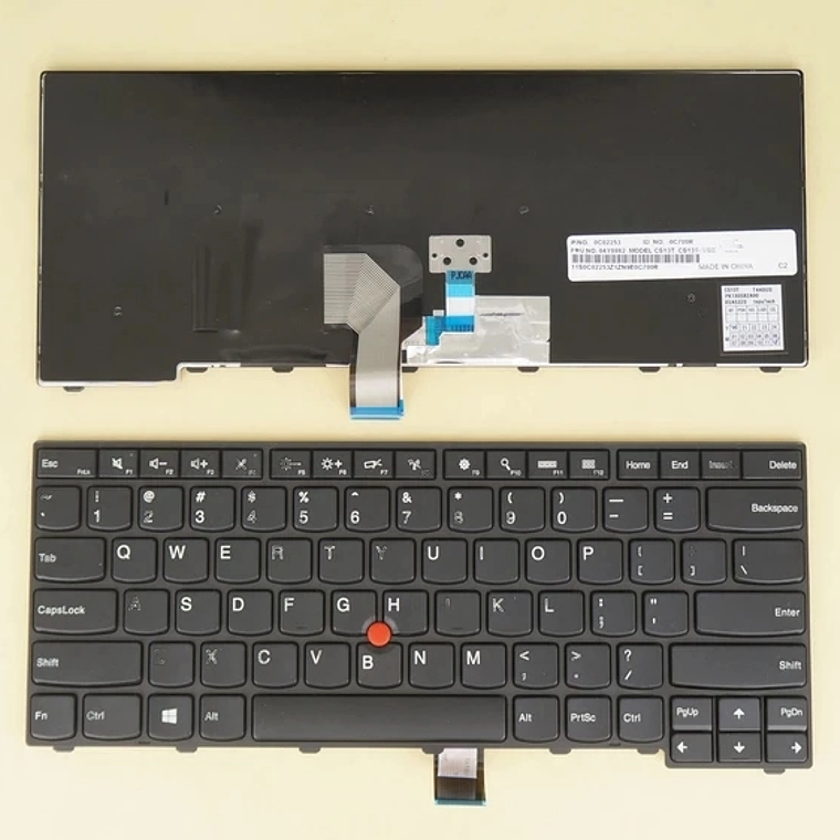 Teclado Lenovo T460 L470 Español no retroiluminado 04Y0827 1