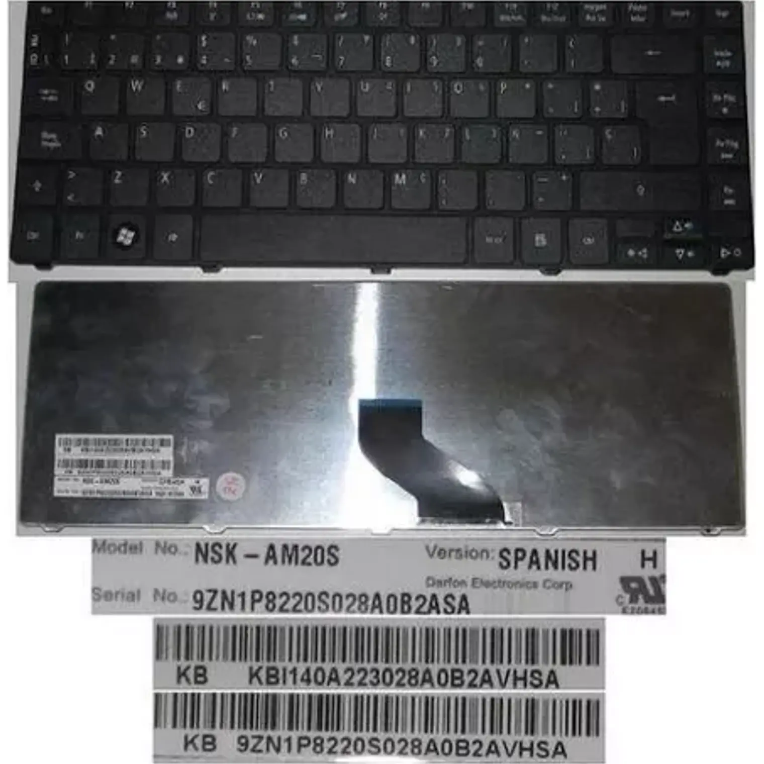 Teclado Acer 3810 4535 4741 Españ 9J.N1P82.K1D 1