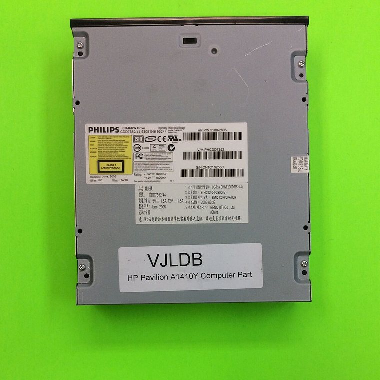 Hp Cd-Rw Modelo Ts-H292C 5188-2605 1