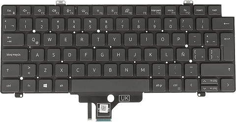 Teclado Dell Precision 3470 3480 Retroiluminado Español