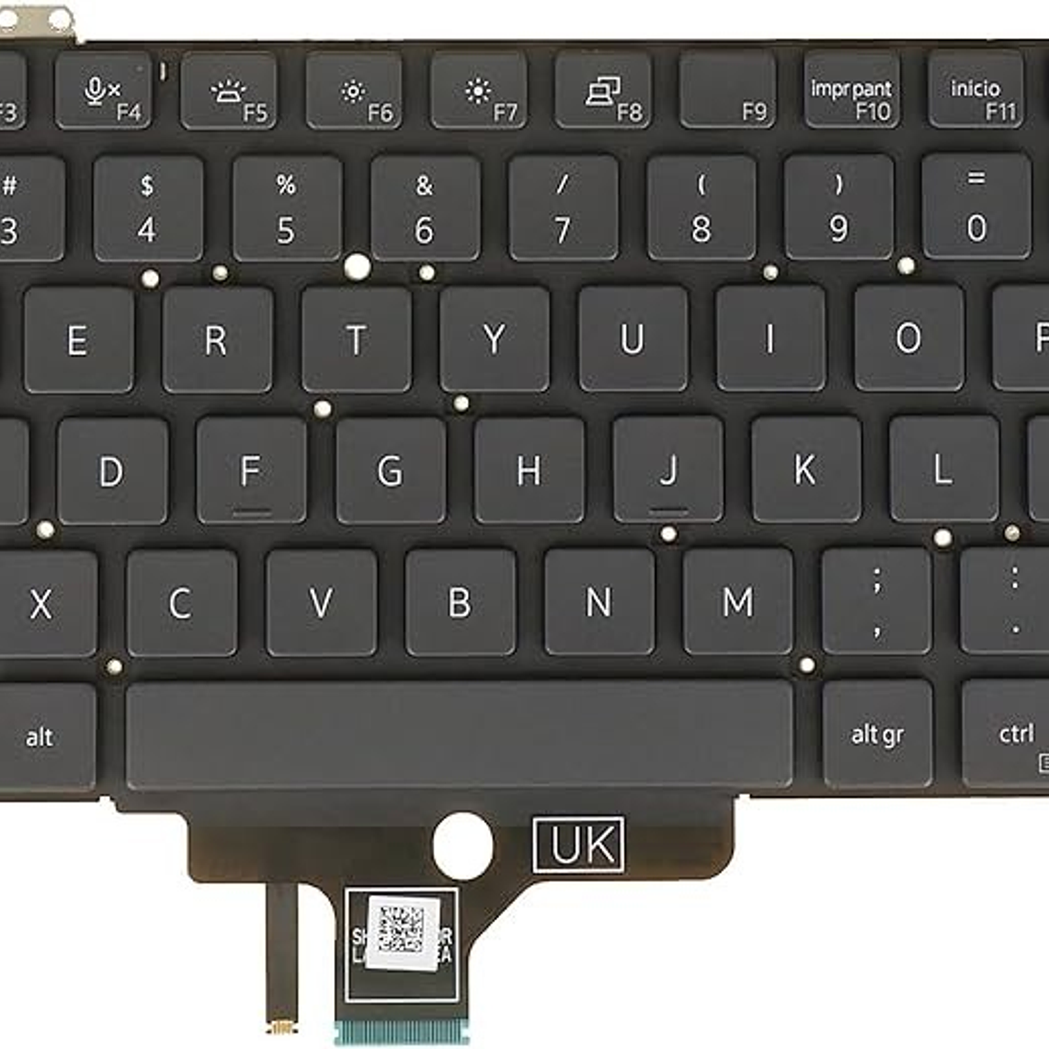 Teclado Dell Precision 3470 3480 Retroiluminado Español 1