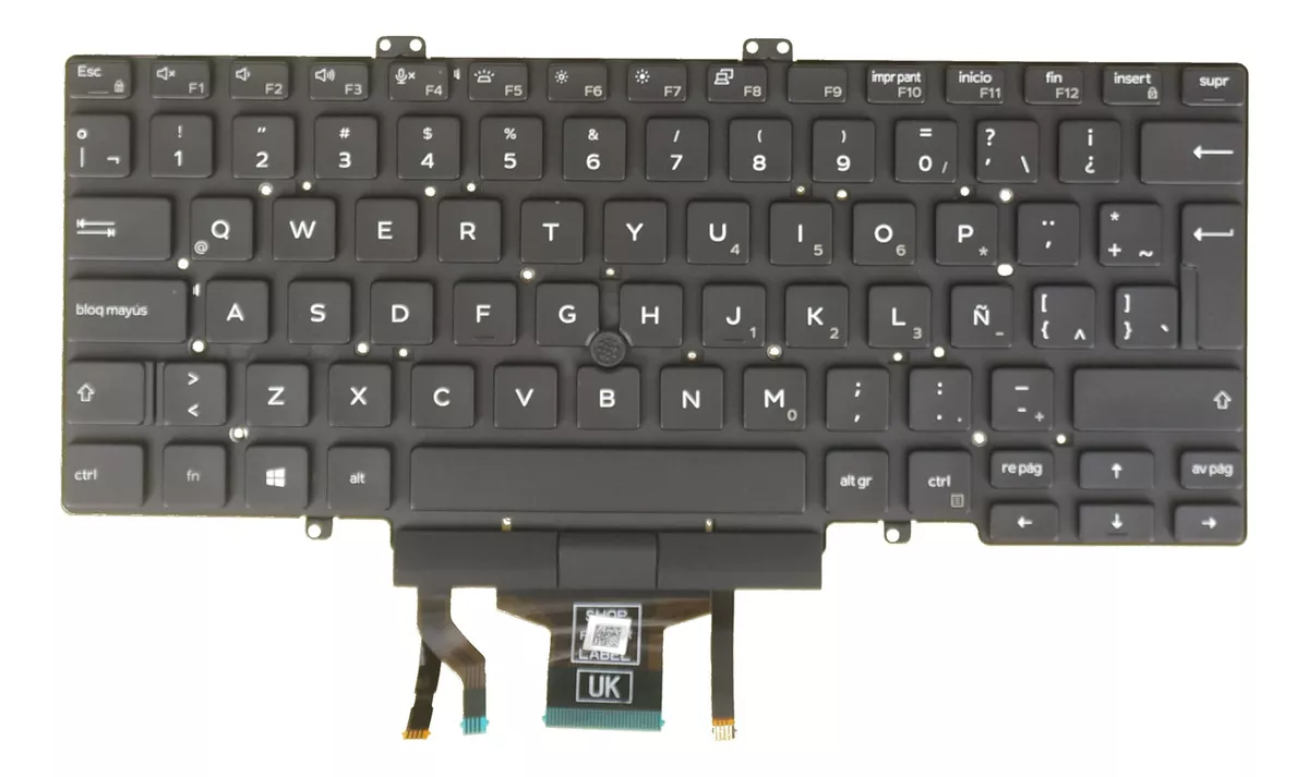 Teclado Dell Vostro 5410 Español Negro No Retroiluminado 1