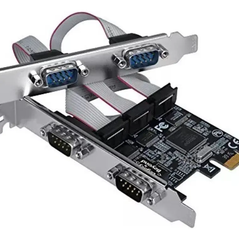 Adaptador Pcie Quad-serial 4 Puertos Rs-232 Con Uart 16c550 1