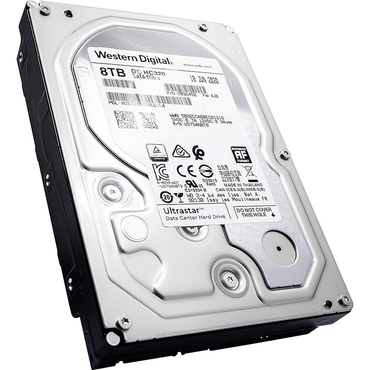 Disco Duro Wd Ultrastar 6tb 3.5 Sata 7.2k Dc Hc310 1